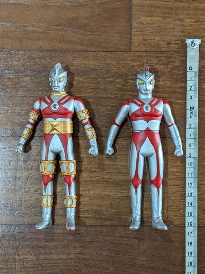 Ultraman A & Ultraman A Robo Sofubi 2-Figure Set Manufactured by Bandai Showa
