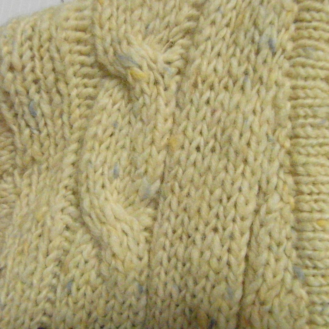 Howlin' By Morrison Knit Cardigan Beige M 100% Wool Ireland 2010s