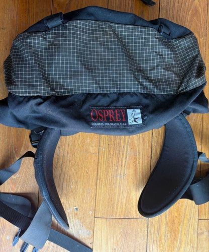 Osprey Kestrel Pro Black/Gray 35L Old Logo With Many Options Rare outdoor Model