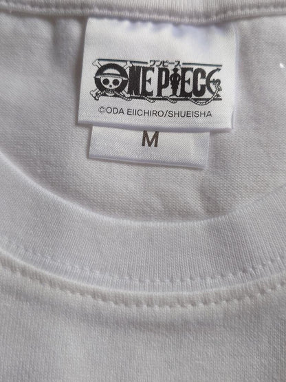 One Piece Luffy Ace Scene White T-Shirt M Anime Jump Shop