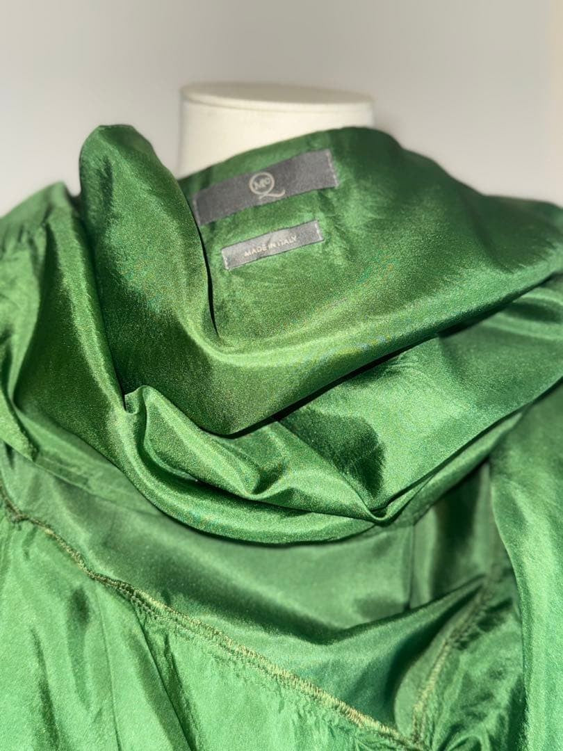 Alexander McQueen Dress Archive Piece Green Silk Size 38 Beautiful Condition