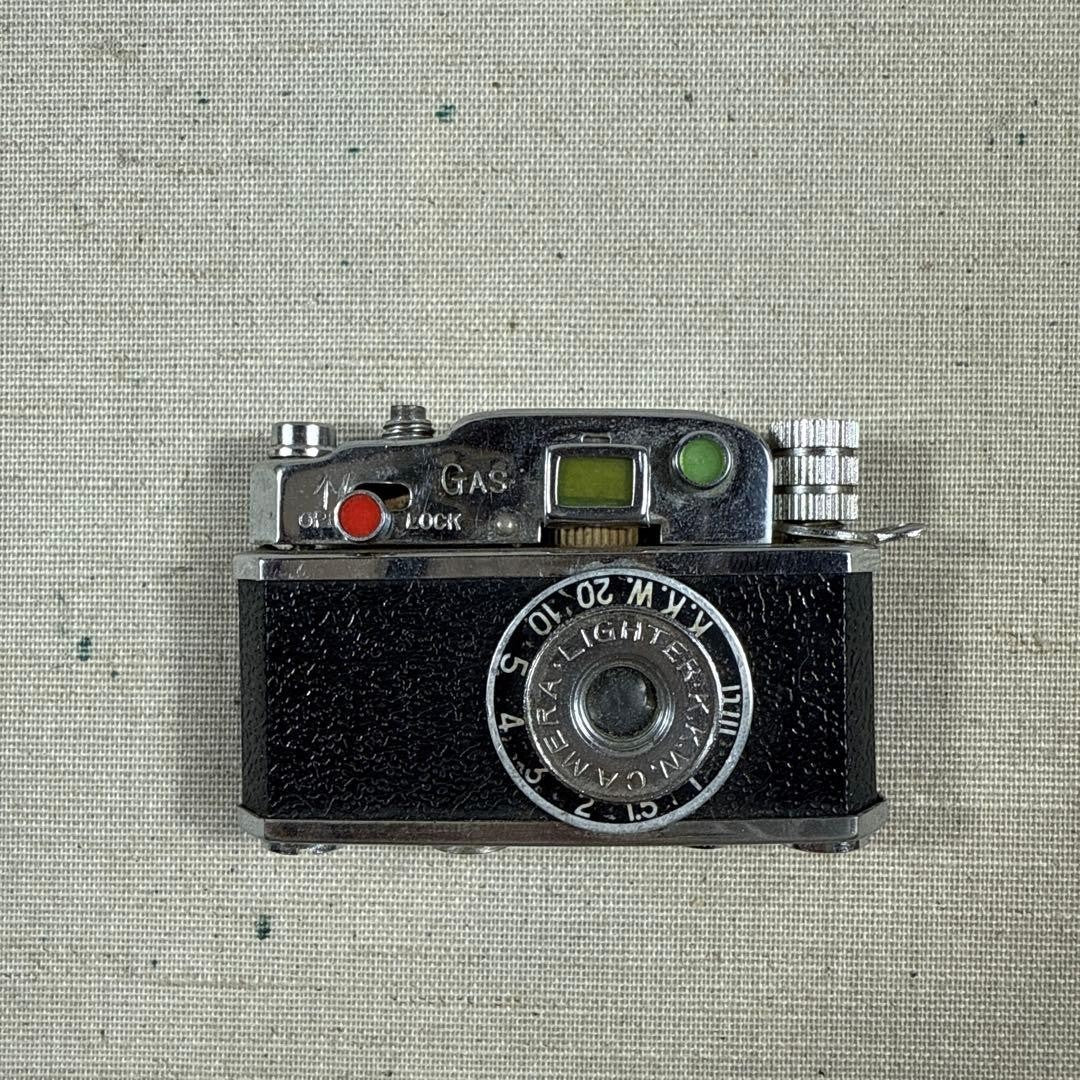 Rare 80s Vintage Camera Gas Lighter Showa Retro Antique