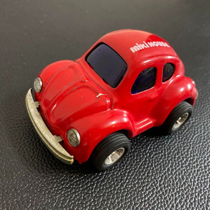 Rare 1990s retro antique fancy miniature car tinplate red WAGEN