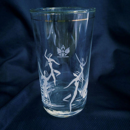 Showa Retro Morozov Brewery Rock Glass Tumbler Glass Novelty 4-Piece Set