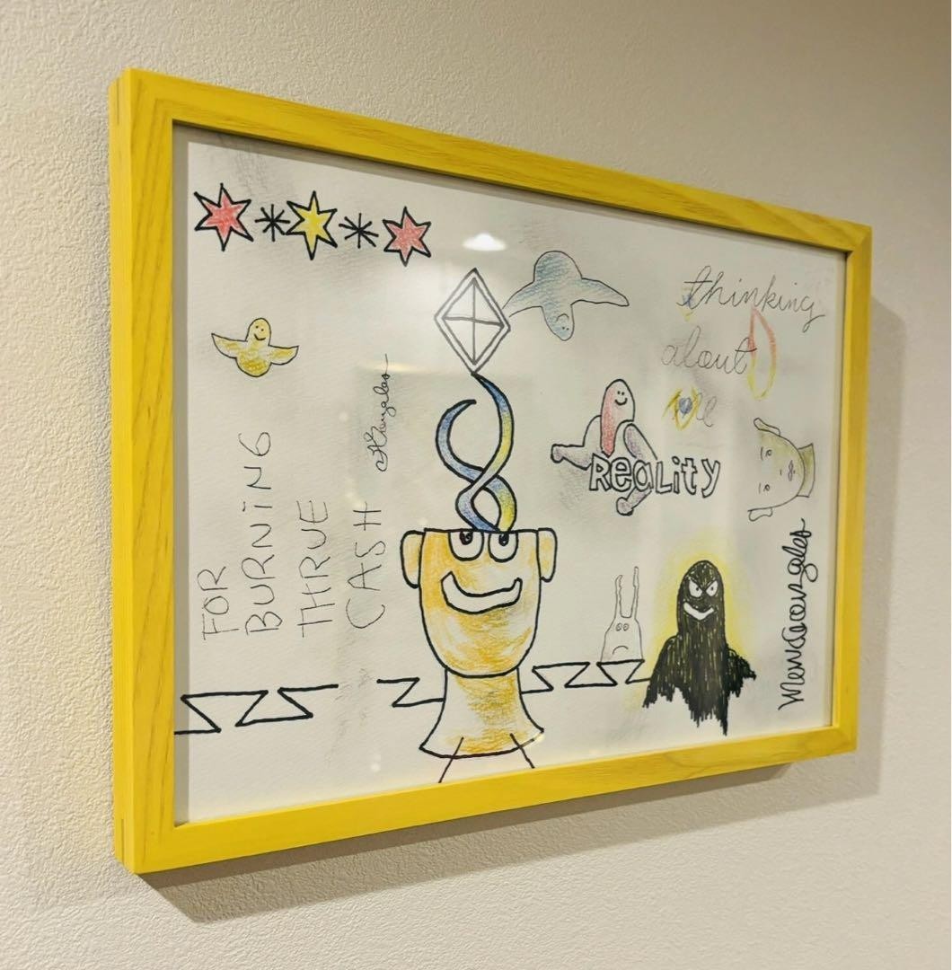 Mark Gonzalez Art Original Painting sup Basquiat GONZ