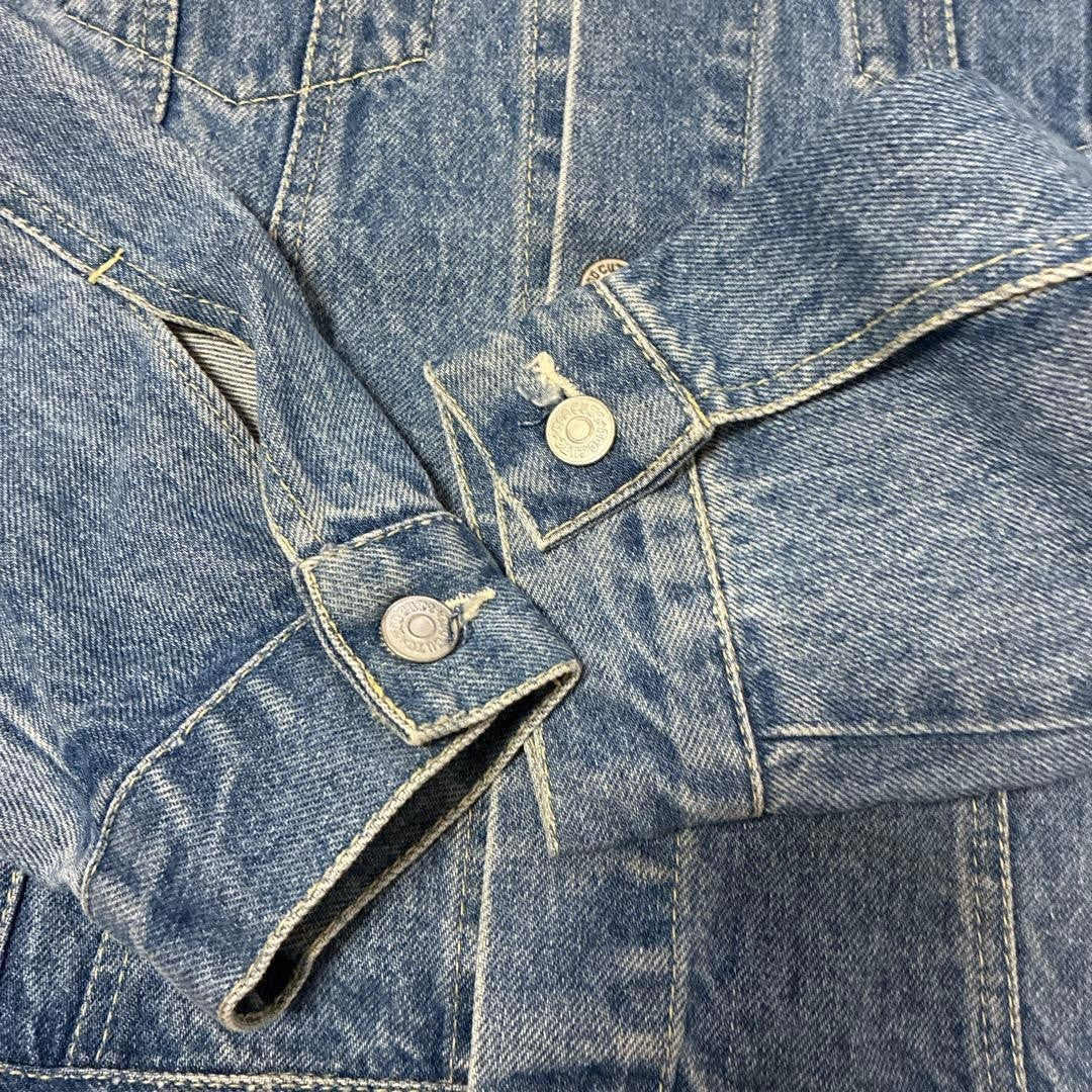 Disney Too Cute Embroidered Denim Jacket L Made in USA Rare Vintage