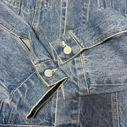 Disney Too Cute Embroidered Denim Jacket L Made in USA Rare Vintage