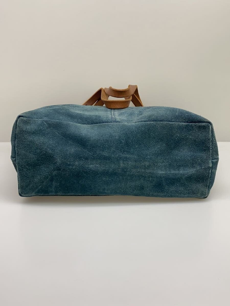 Butler Verner Sails suede bag cowhide blue slightly used from Japan