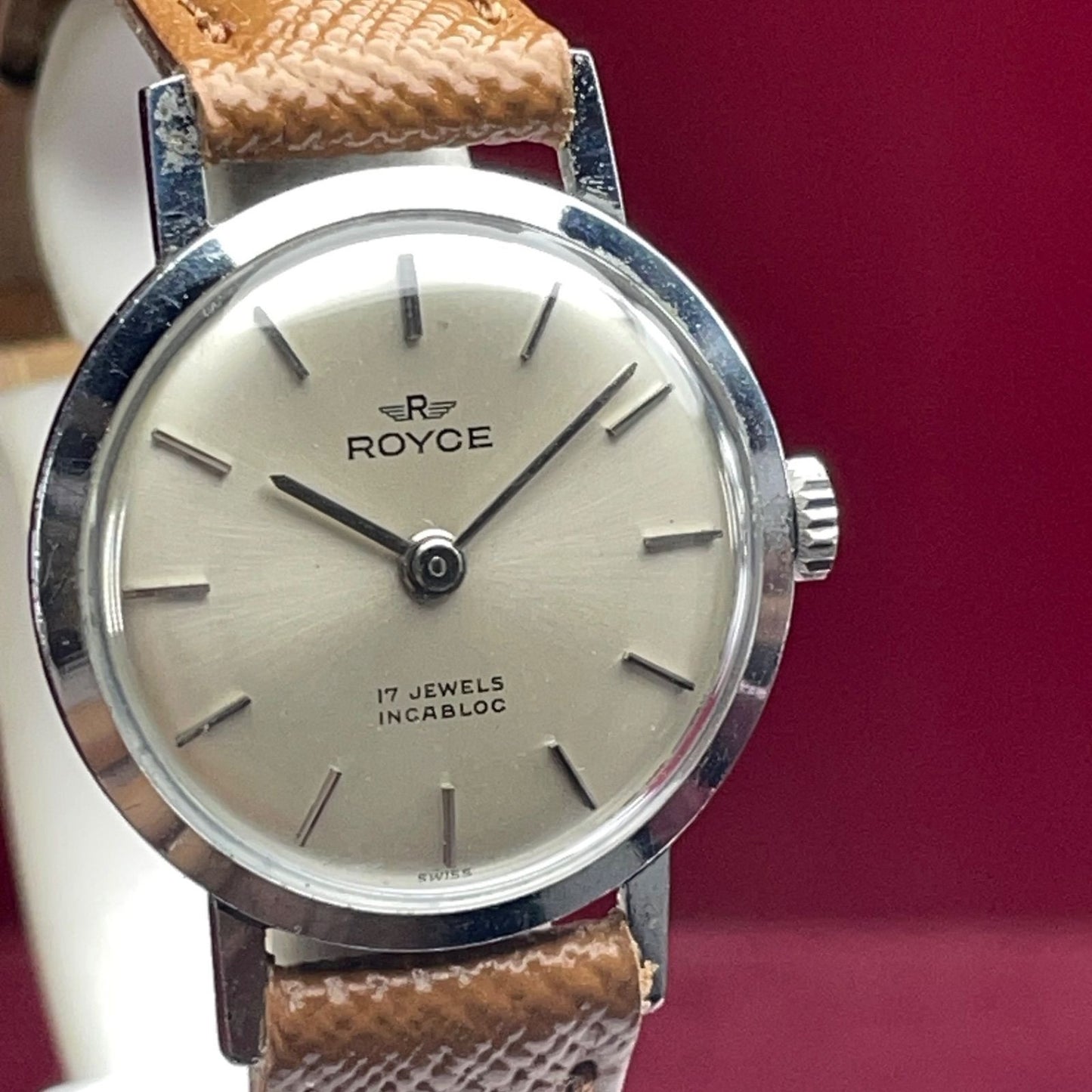 ROYCE SWISS-MADE HAND-WOUND 17-JEWEL LADIES WRISTWATCH 1960S VINTAGE