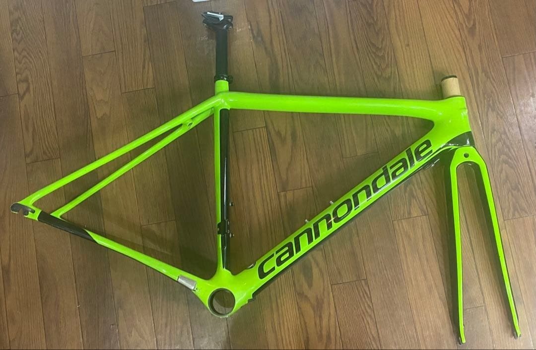 Cannondale SuperSix EVO Freme Set Carbon Green Road 44cm USED