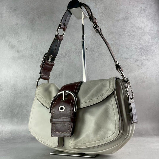 Coach Soho Hobo Leather Shoulder Bag Y2K