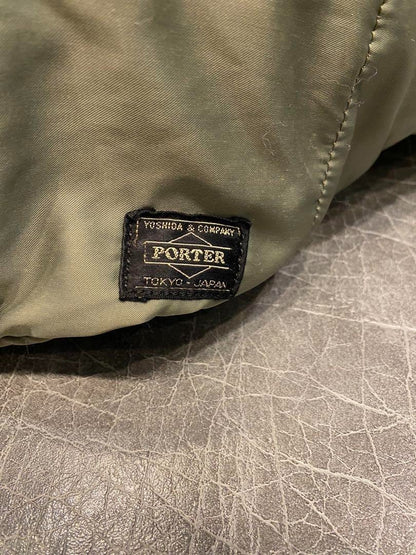 PORTER Tanker Waist Shoulder Body Bag Rare Sage Green from japan USED