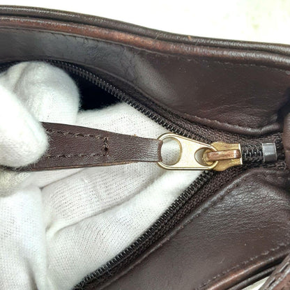 Extremely Rare Made In USA Old Coach 4161 Shoulder Bag Dark Brown Vintage