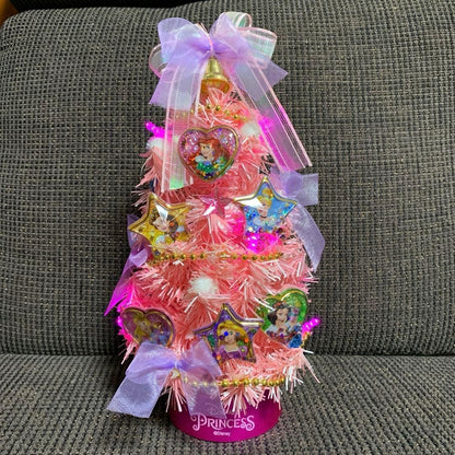 Disney Princess Christmas Tree Mini 28cm Pink