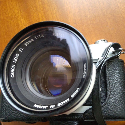 Canon SLR Camera Showa Era Retro Instruction Manual With Outer Box