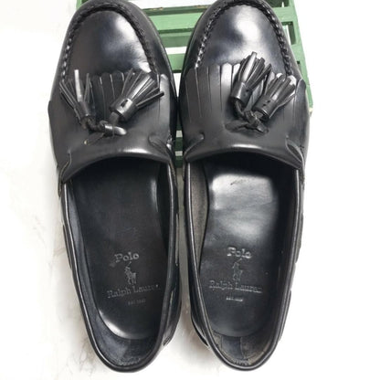 Men 6.5US Ralph Lauren Shoes Polo Tassel Quilted Loafers 6 1/2 Leather Limited E