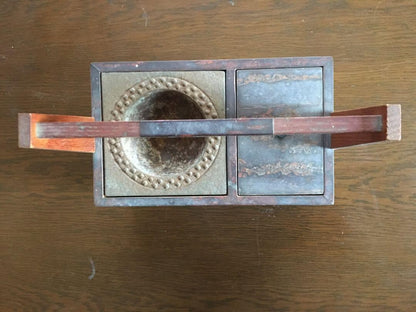 Showa Retro Handmade Tobacco Tool Set with Kissel