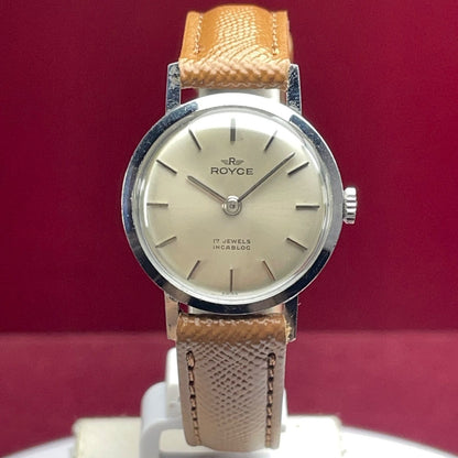 ROYCE SWISS-MADE HAND-WOUND 17-JEWEL LADIES WRISTWATCH 1960S VINTAGE