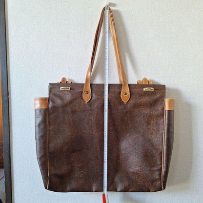 Etro Paisley Pattern Travel Bag Tote Shoulder