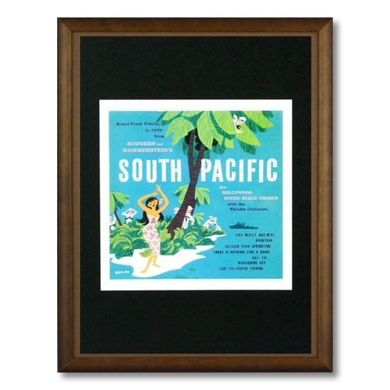 Hawaiian Poster Hula Girl Series SOUTH PACIFIC American Miscellaneous Goods