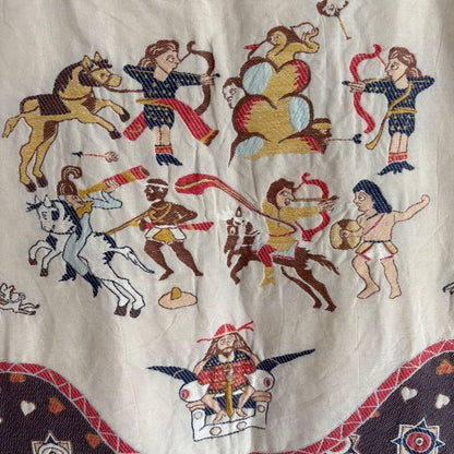 Bernhard Willhelm 2004 S/S Vintage Skirt, Size 34, Ethnic Pattern