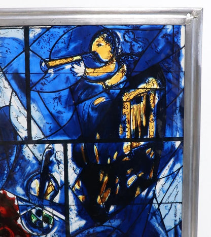 Marc Chagall Large Vintage Stained Glass American Windows 2/4