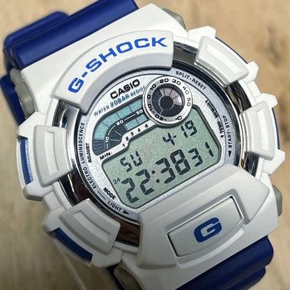 Casio G-Shock Dw-9500 Quartz Digital Wristwatch White Blue Vintage Used Japan