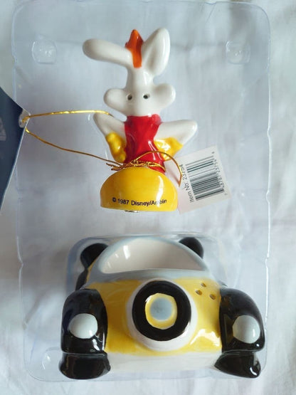 WESTLAND DISNEY Roger Rabbit Cartoon Spin Salt & Pepper Shakers Set New Tag