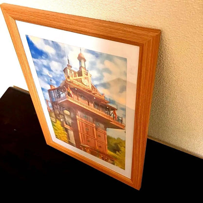 Ghibli Art 51: "Elevator Tower" from Castle in the Sky (framed artwork)
