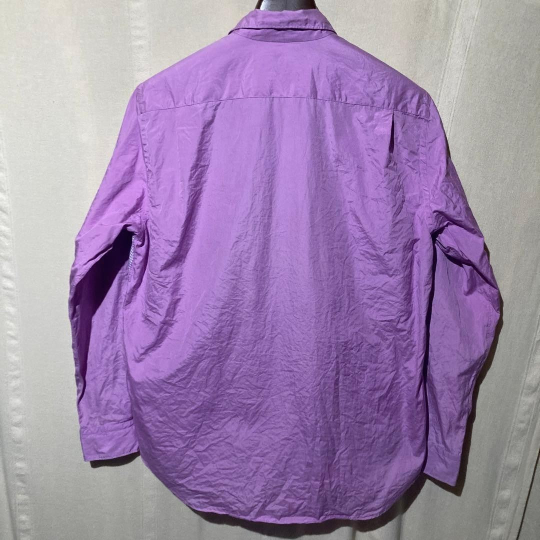 Comme Des Garçons Homme Long Sleeve Shirt Multi-Striped Patchwork Men Size JPN-S