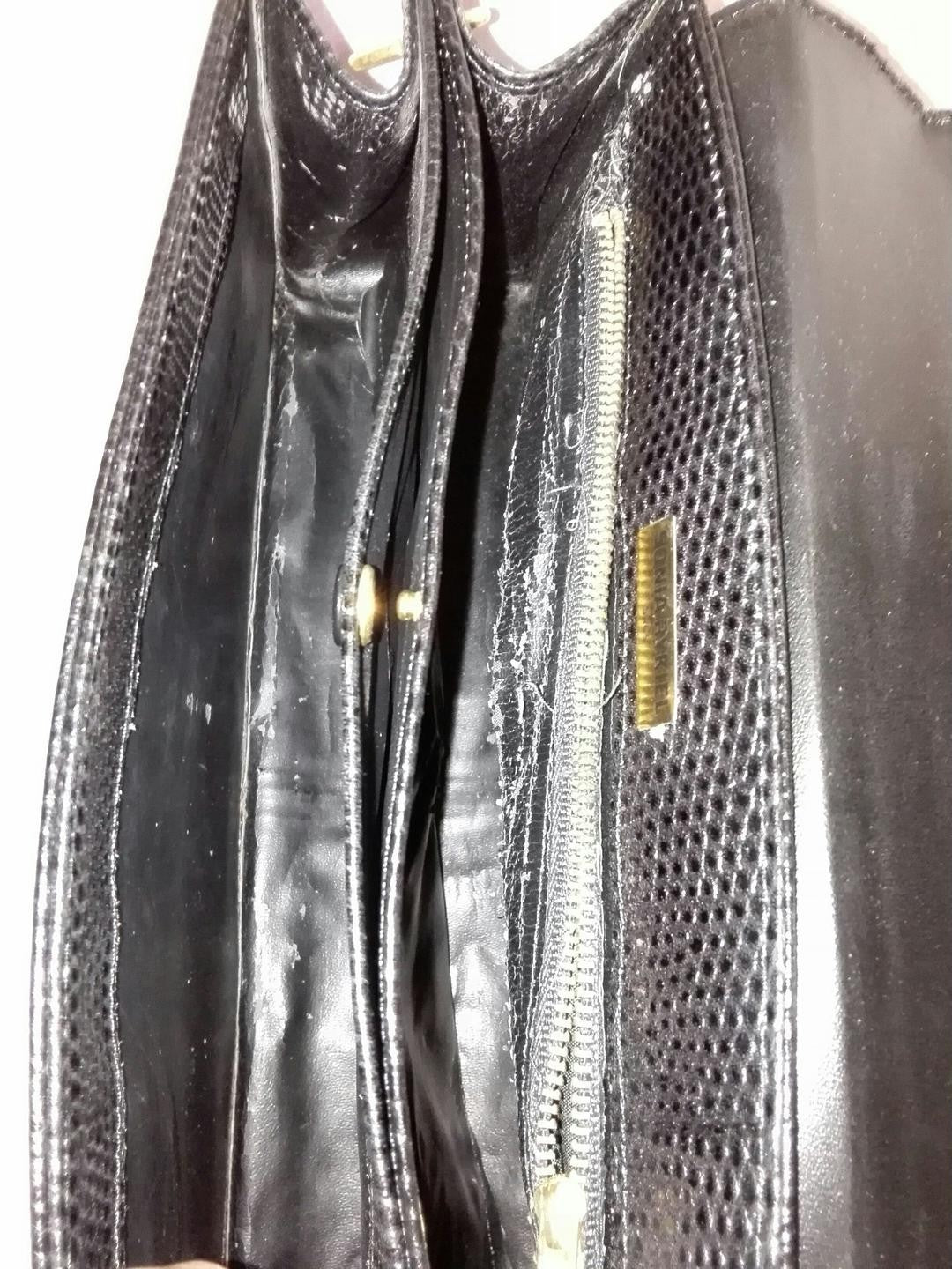 SONIA RYKIEL Shoulder Bag Leather Black