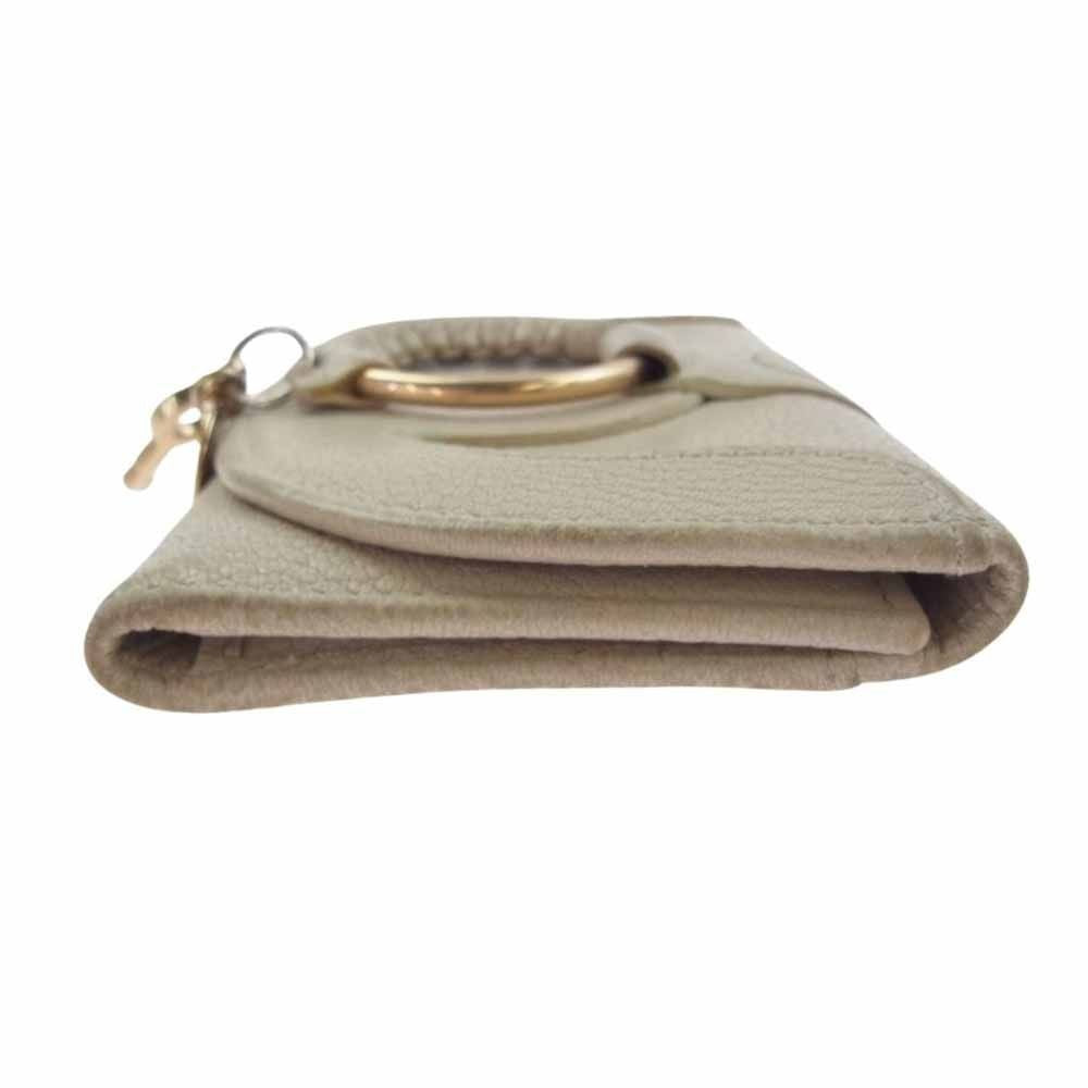 SEE BY CHLOE 9P7783-P305 HANA HANAKI TRI-FOLD LEATHER WALLET WITH Used LIFE-0