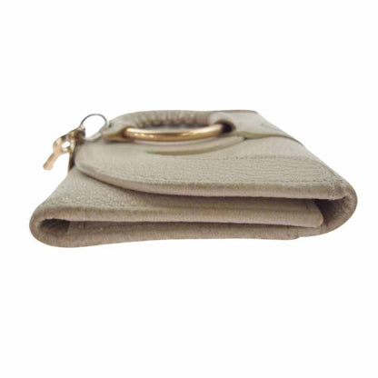 SEE BY CHLOE 9P7783-P305 HANA HANAKI TRI-FOLD LEATHER WALLET WITH Used LIFE-0