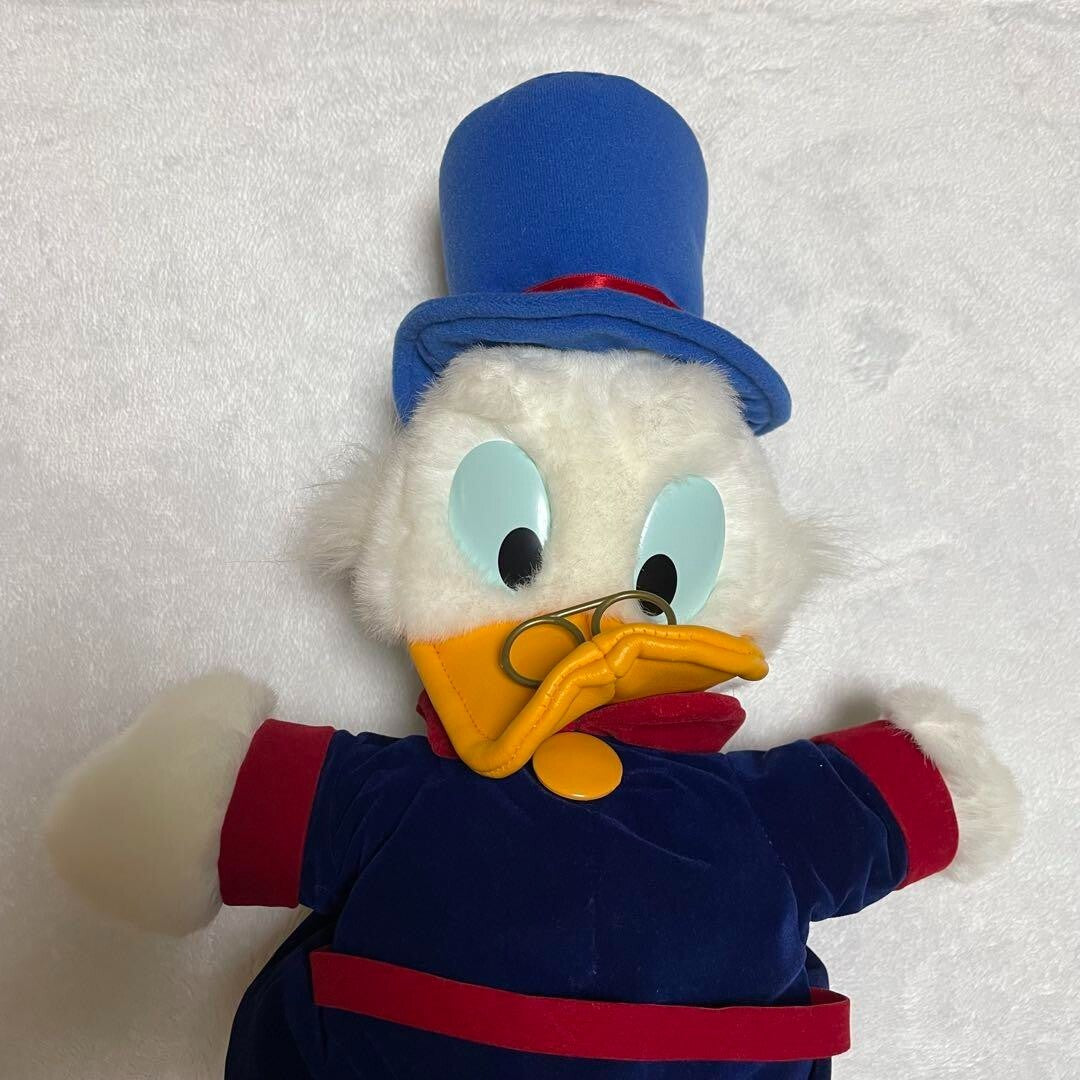 Nakajima Scrooge Mcduck Plush Puppet Vintage JPN Limited Edition Rare Model Toy