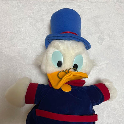 Nakajima Scrooge Mcduck Plush Puppet Vintage JPN Limited Edition Rare Model Toy