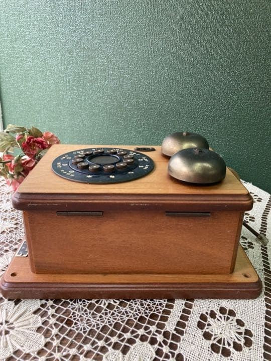 American Vintage Telephone Antique Interior Showa Retro