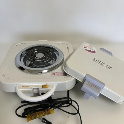 Showa Retro Toshiba Cooking Heater HP 81(W) with Lid