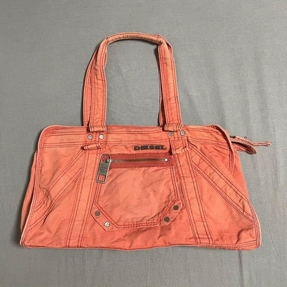 DIESEL Archive Metal Logo Shoulder Bag Y2K Fairy Grunge 90s 00s Vintage Rare
