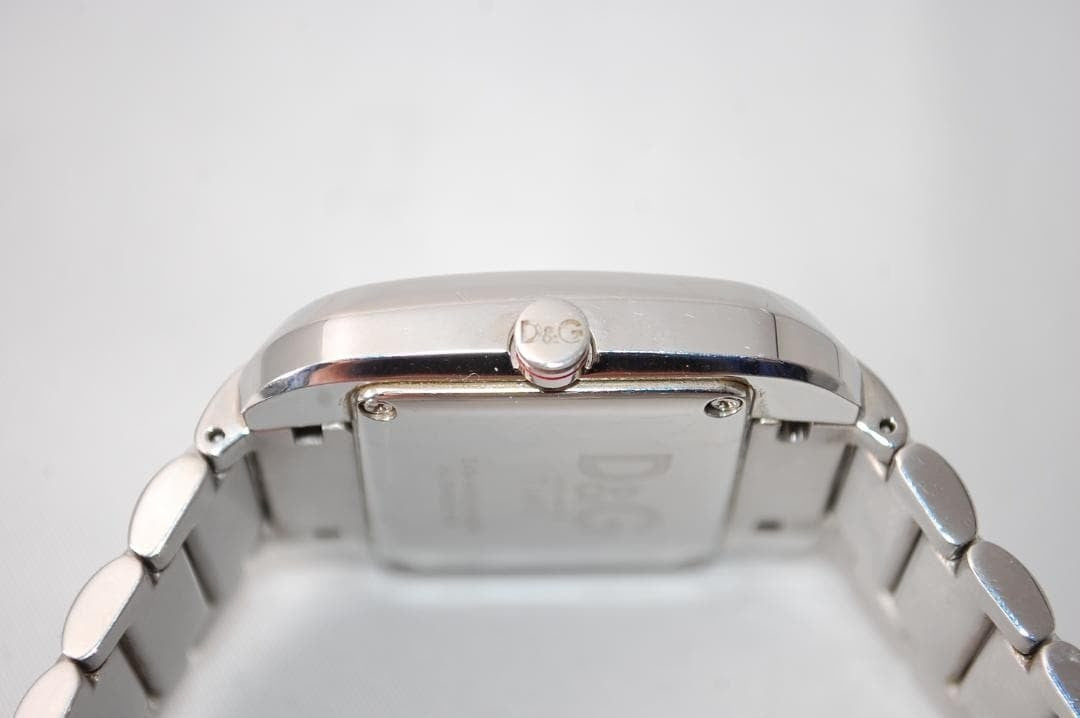 Dolce & Gabbana DW0226 Watch Silver Timepiece Men Genuine Authentic Rare