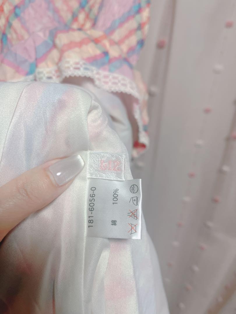 LIZ LISA Pink Check Dress Y2K