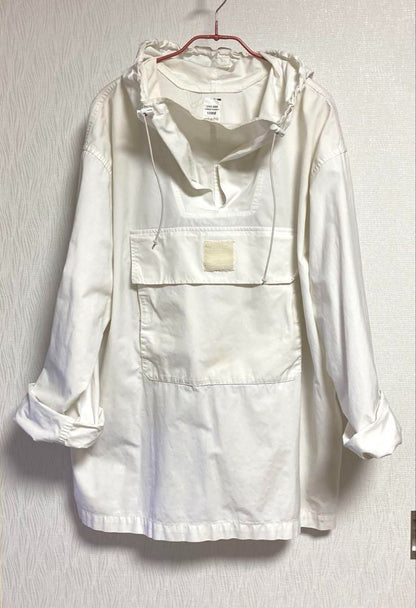 Vintage French Army Snow Parka Cotton Euro Military Used