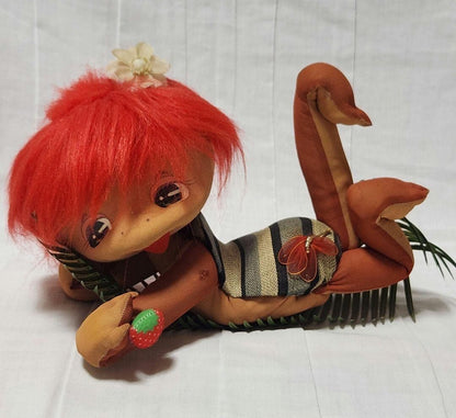 Showa Retro Cute kappa doll Kappa Kappa kappa posed doll