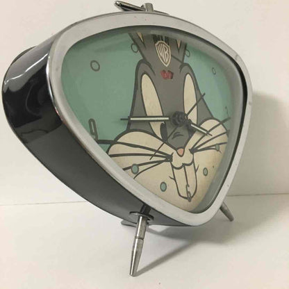 Bugs Bunny Alarm Clock Manual Wind Vintage Rare 15cm 5.9in Working Collectible