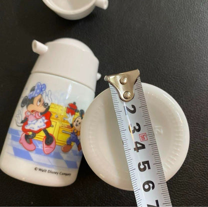 1990s Showa-era retro antique Disney Mickey Minnie soy sauce jug display