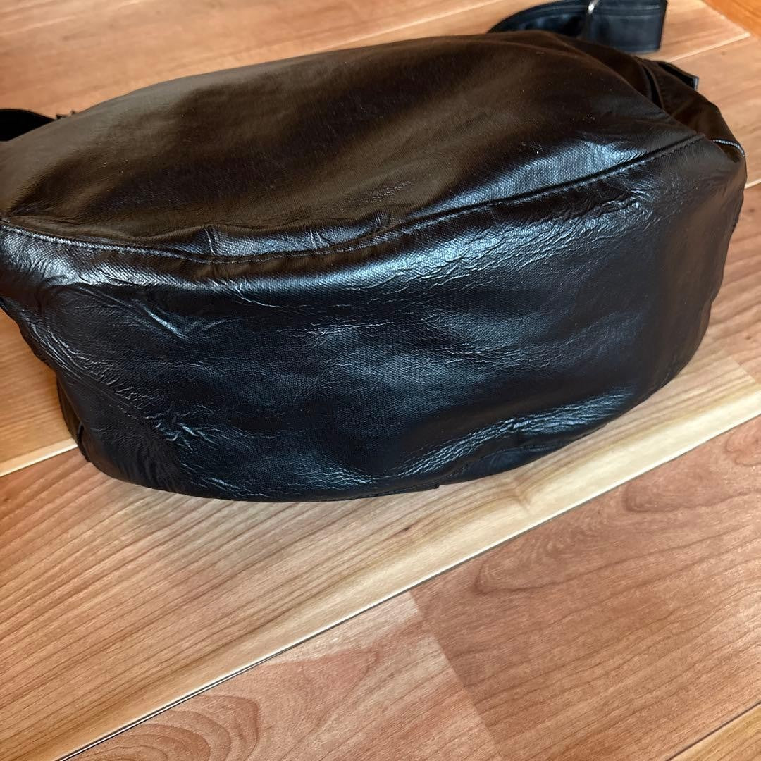 PORTER Freestyle Shoulder Bag Body Bag Black Crescent Moon Yoshida Kaban
