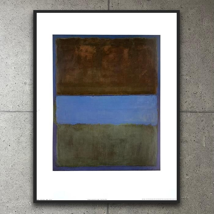 Framed Artwork/No. 61 (Mark Rothko)/Art Poster/Modern Art