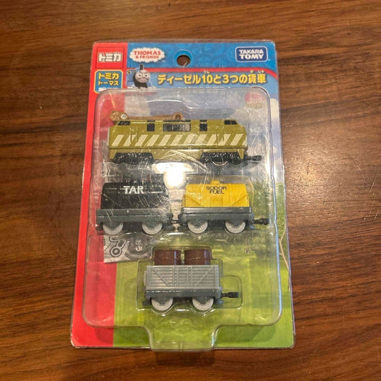 Takara Tomy Tomica Thomas Diesel 10 And 3 Freight Cars Minicar