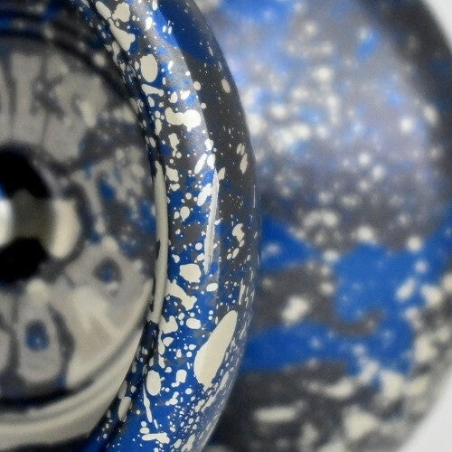 Clyw Yoyo Yo-yo Gnarwhal Fool's Gold Black x Blue x Silver Splash