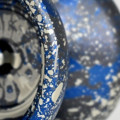 Clyw Yoyo Yo-yo Gnarwhal Fool's Gold Black x Blue x Silver Splash