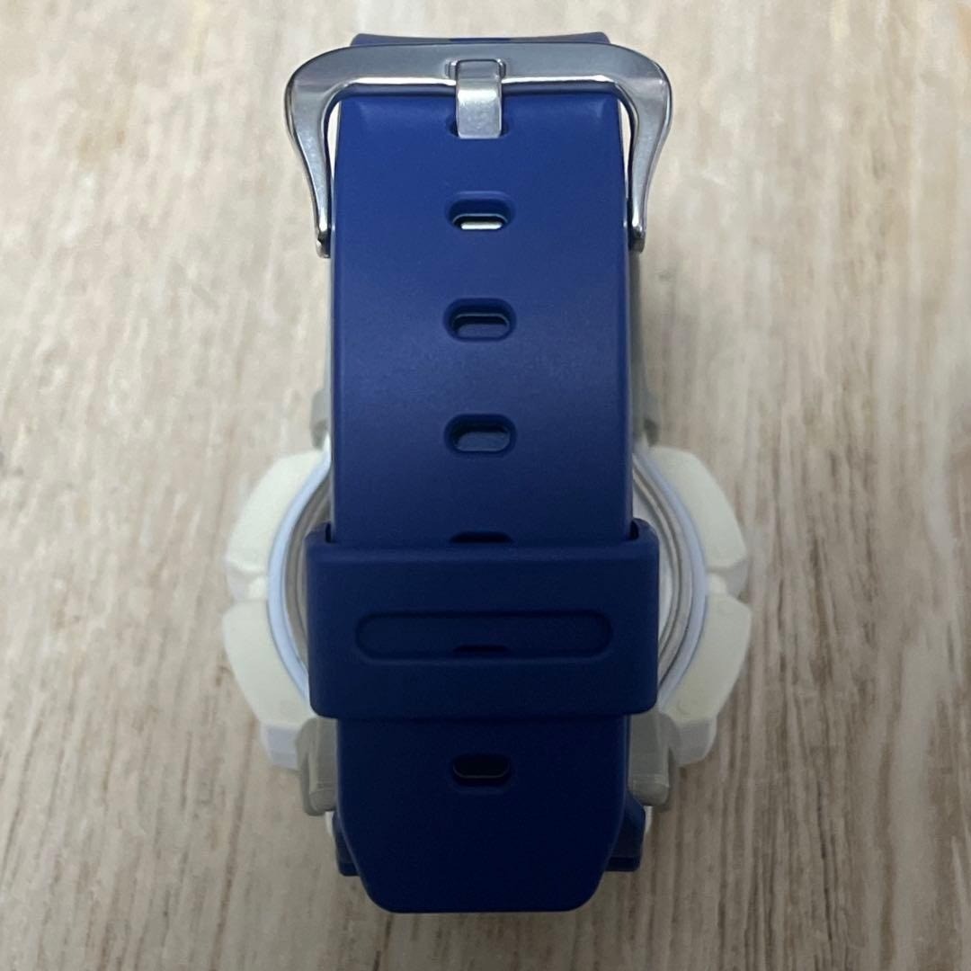 Casio G-Shock Dw-9500 Quartz Digital Wristwatch White Blue Vintage Used Japan